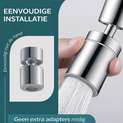 AquaFlex 360™ – 2-in-1 Kraanopzet